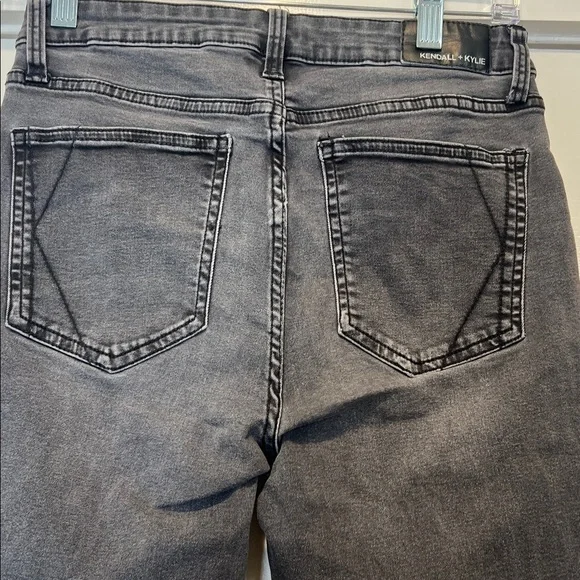 Kendall & Kylie Dark Gray the ultra babe Skinny Jeans size 7/28. - Picture 9 of 13